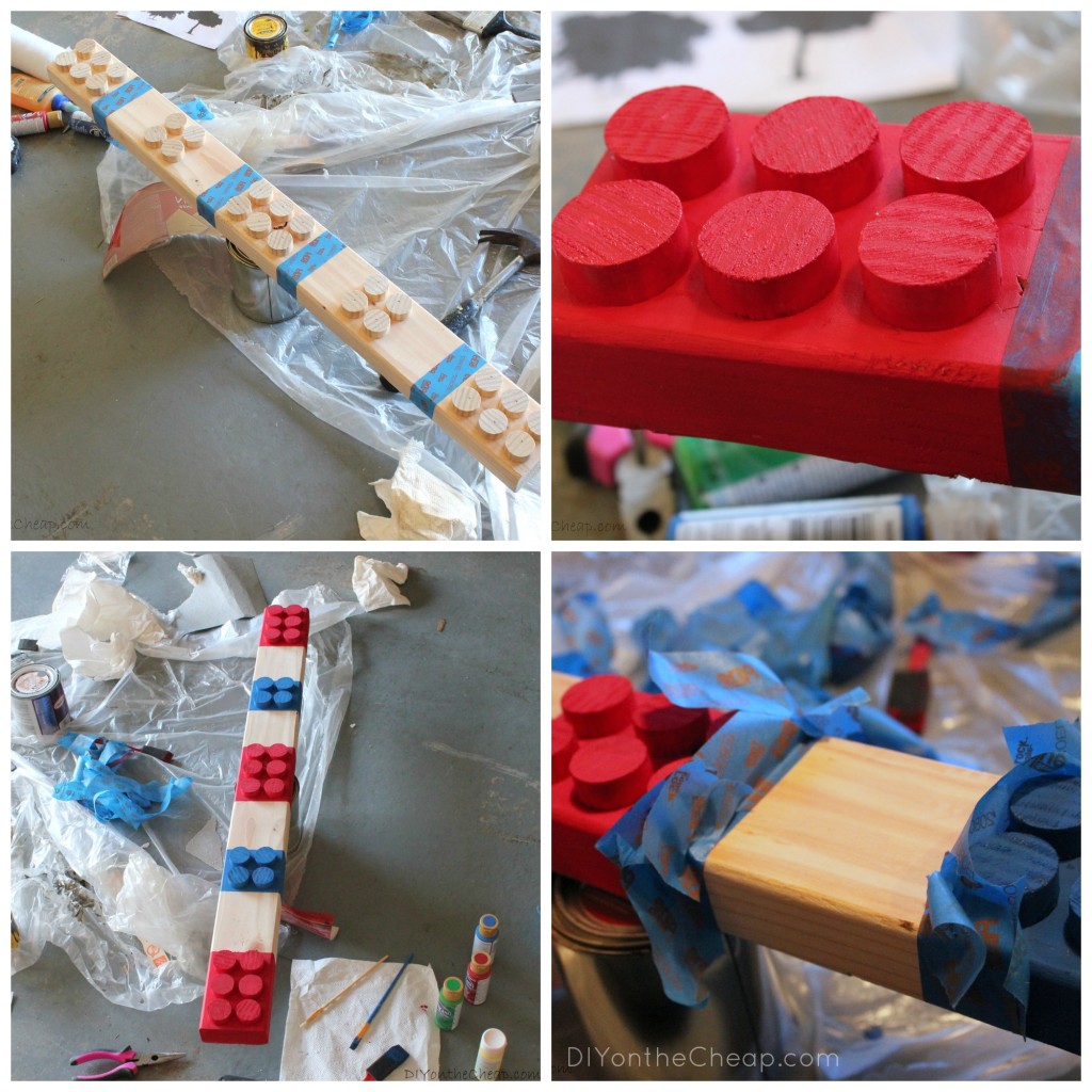 Cabideiro em Forma de Lego - Passo a Passo